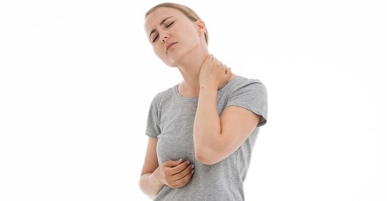 Douleur avec ostéochondrose cervicale